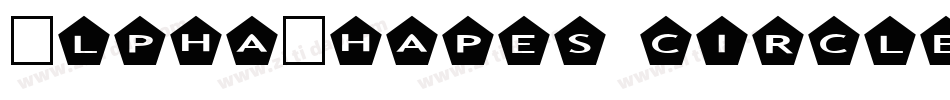 AlphaShapes circles字体转换
